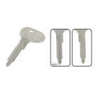 Key by CODE VW Bus T2 T2a Bus 8.1966 - 7.1970 Code Profil L VW Key cut by code for Baywindow Bus